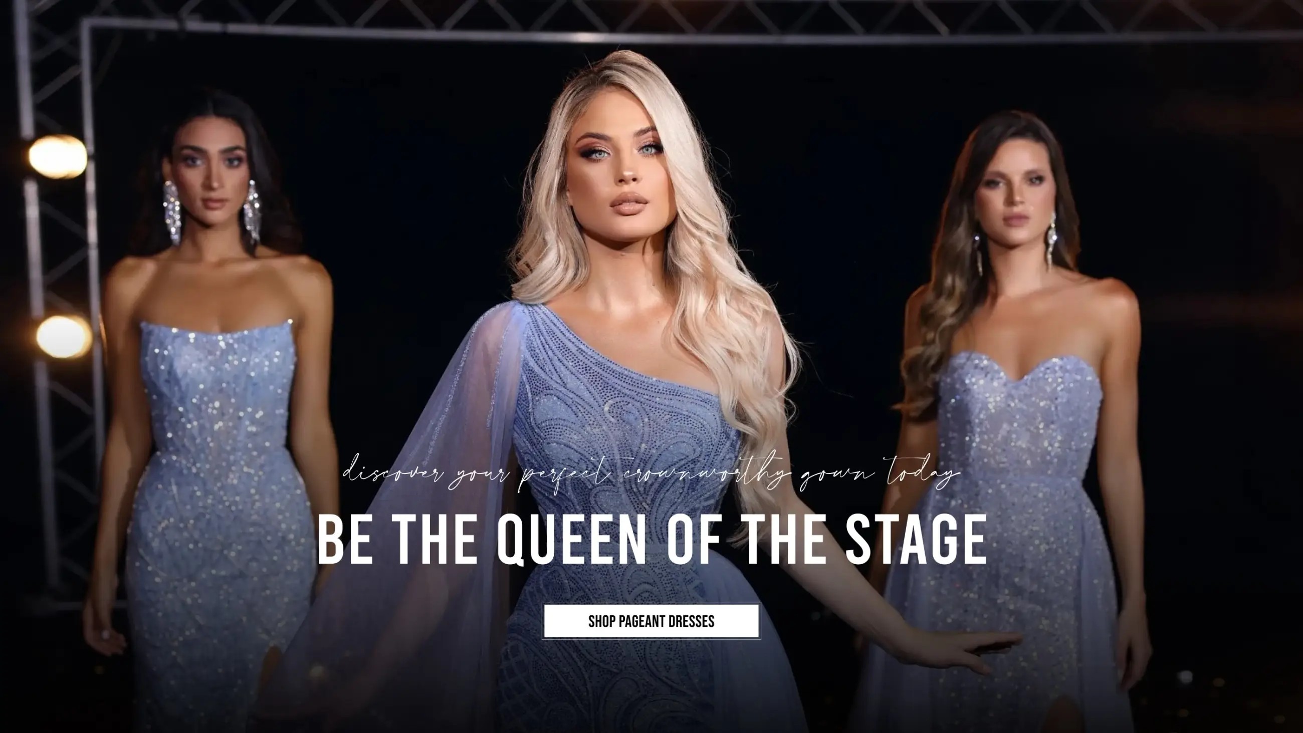 Pageant Dresses Banner for Desktop